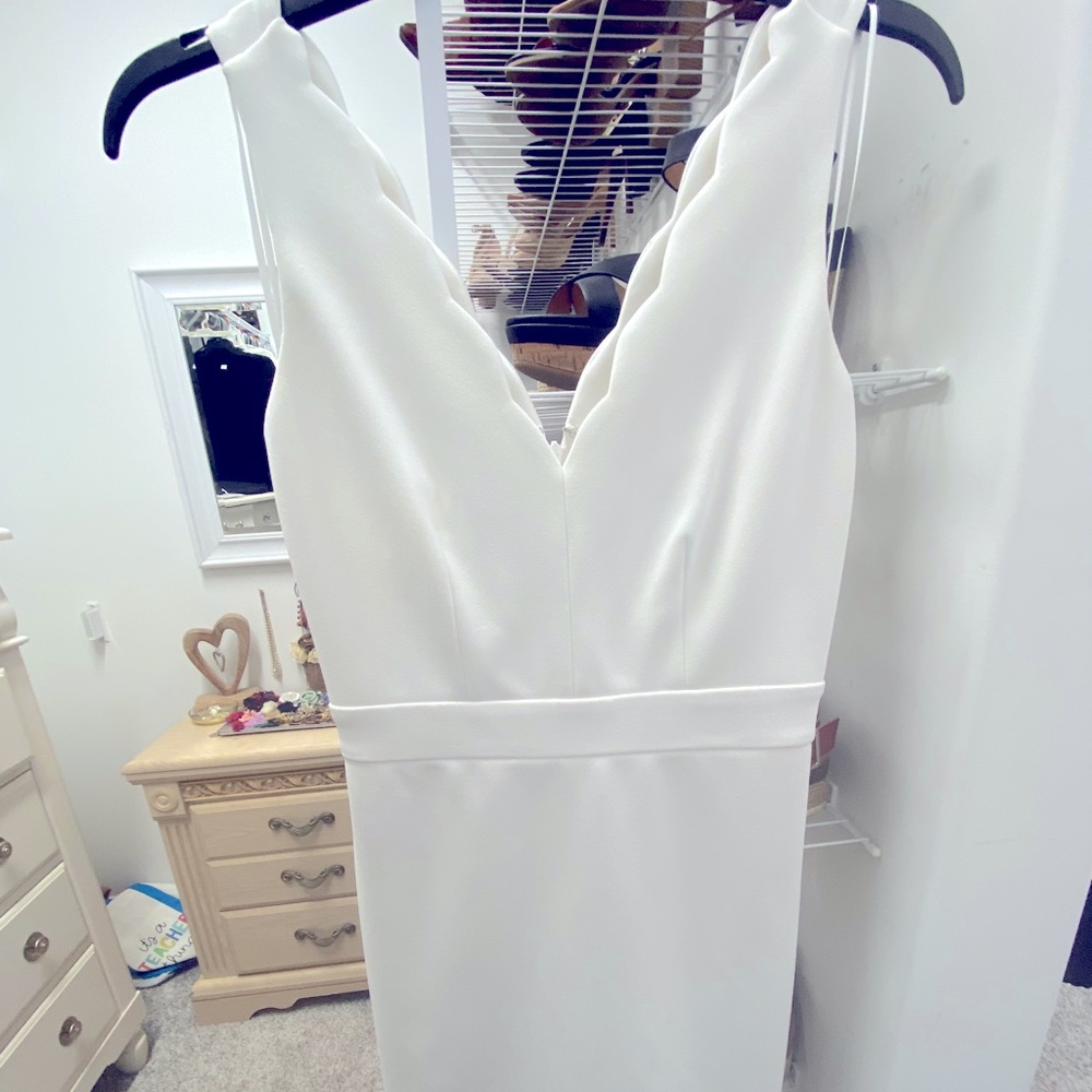 CeCe white dress